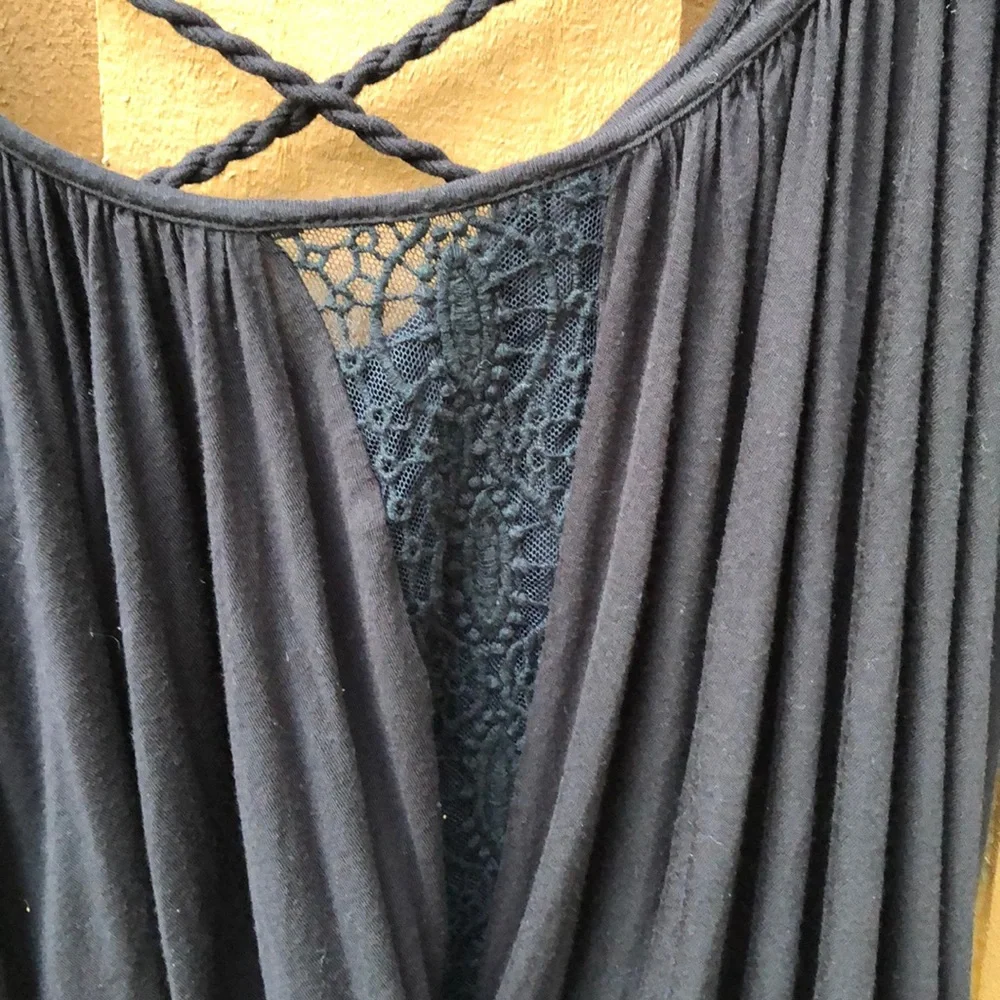 Free people off the shoulder Blk top